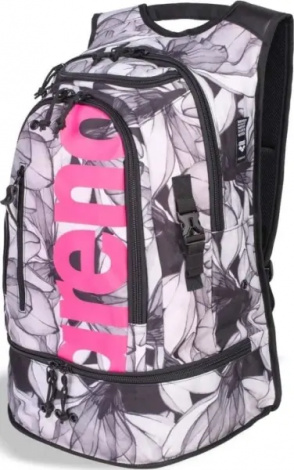 Рюкзак жіночий Arena FASTPACK 3.0 ALLOVER 40L сіро-рожевий 006188-106