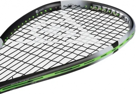 Ракетка для сквоша Dunlop SONICCORE EVOLUTION 130 черно-бело-салатовая 10326926