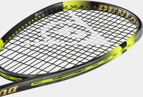Ракетка для сквоша Dunlop SONICCORE ULTIMATE 132 NH черно-желтая 10326928