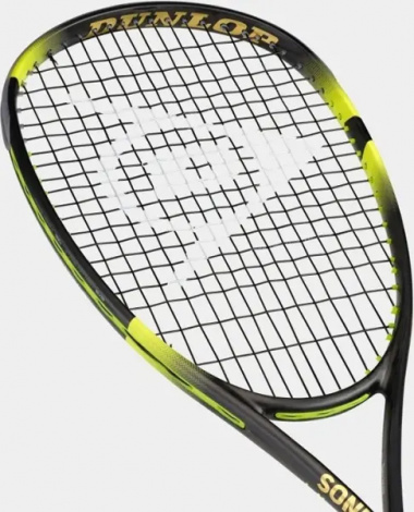 Ракетка для сквоша Dunlop SONICCORE ULTIMATE 132 NH черно-желтая 10326928