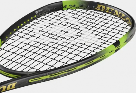 Ракетка для сквоша Dunlop SONIC CORE ELITE 135 черно-лаймовая 10326929