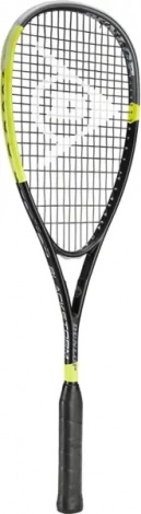Ракетка для сквоша Dunlop SR BLACKSTORM GRAPHITE NH черно-лимонная 10343038