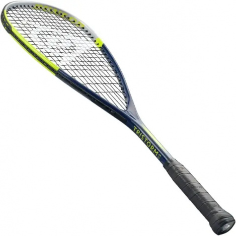 Ракетка для сквоша детская Dunlop PRT TRISTORM JR 25 NH темно-сине-лимонная 10351951