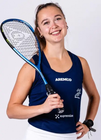 Ракетка для сквоша Dunlop SR FX125 NH сине-черная 10351960