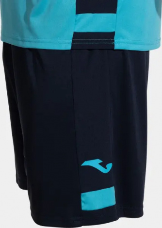 Комплект футбольной формы Joma LIDER бирюзово-темно-синий 104285.013