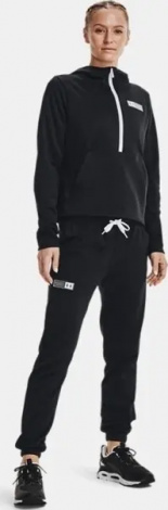 Спортивні штани жіночі Under Armour ARMOUR MIXED MEDIA чорні 1365877-001