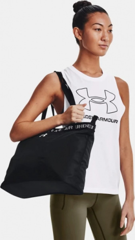 Сумка через плече жіноча Under Armour FAVORITE TOTE чорна 1369214-001
