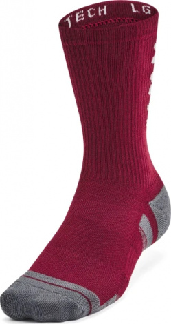 Шкарпетки Under Armour PERFORMANCE TECH 3PK CREW SOCKS чорні, бордові, оранжеві (3 пари) 1379515-625