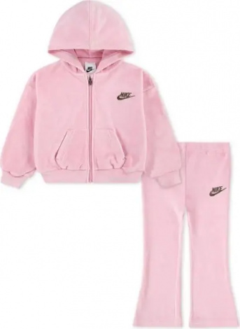 Спортивный костюм детский Nike VELOUR FLARE розовый 36N417-A0W