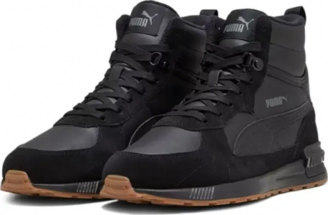 Ботинки Puma GRAVITON MID черно-коричневые 383204-07