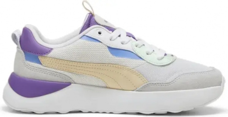 Кросівки жіночі Puma RUNTAMED PLATFORM біло-фіолетово-блакитно-бежеві 392324-11
