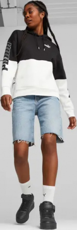 Кроссовки женские Puma CARINA STREET MID TOP черные 392337-02