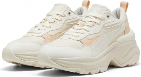 Кроссовки женские Puma CILIA WEDGE кремово-оранжевые 393915-11