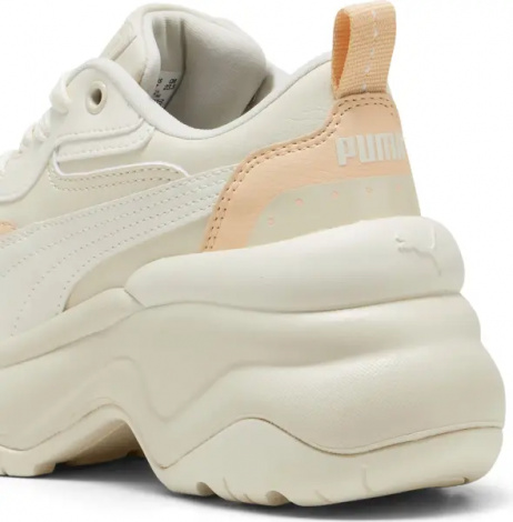Кроссовки женские Puma CILIA WEDGE кремово-оранжевые 393915-11