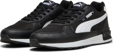 Кроссовки Puma GRAVITON SL REMIX черно-белые 396104-04