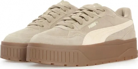 Кроссовки женские Puma KARMEN II IDOL SUEDE бежево-коричневые 397462-15