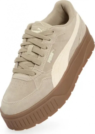 Кроссовки женские Puma KARMEN II IDOL SUEDE бежево-коричневые 397462-15