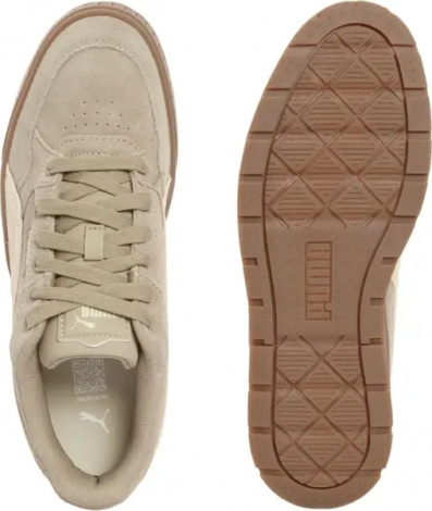 Кроссовки женские Puma KARMEN II IDOL SUEDE бежево-коричневые 397462-15