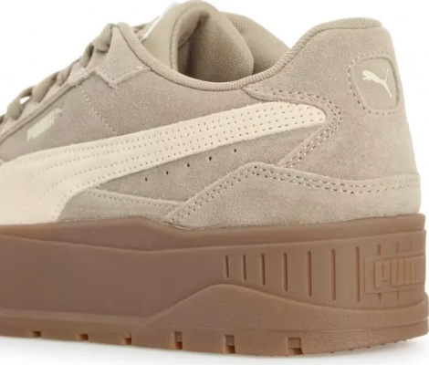 Кроссовки женские Puma KARMEN II IDOL SUEDE бежево-коричневые 397462-15