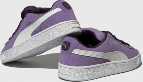 Кеды женские Puma SUEDE XL GALAXY фиолетово-белые 40079701