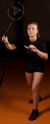 Ракетка для бадминтона Talbot ISOFORCE 511 черно-зеленая 439562