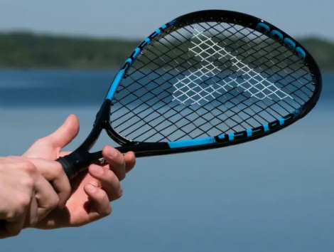 Набор для скоростного бадминтона Talbot SPEED BADMINTON SET SPEED 6600 (2 ракетки, 6 воланов, 8 конусов, чехол) черно-синий 490116