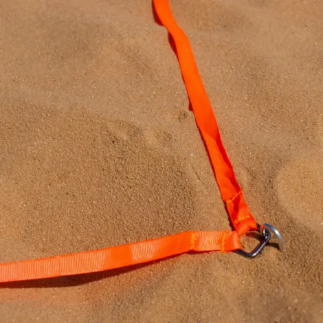 Набор для скоростного бадминтона Talbot SPEED BADMINTON SET SPEED 7700 (2 ракетки, 6 воланов, линии для корта, чехол) светло-серо-черный 490117