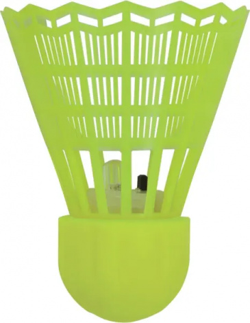 Набор воланов для скоростного бадминтона Talbot SPEED-BADMINTON SHUTTLES LED желтый (4 штуки) 490181