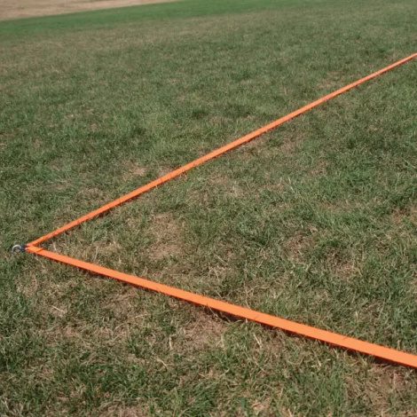 Лінії для корту швидкісного бадмінтону Talbot SPEED-BADMINTON COURT LINES помаранчеві 490185