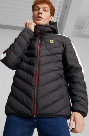 Куртка Puma SCUDERIA FERRARI RACE MT7 ECOLITE черно-бело-красная 535825-01