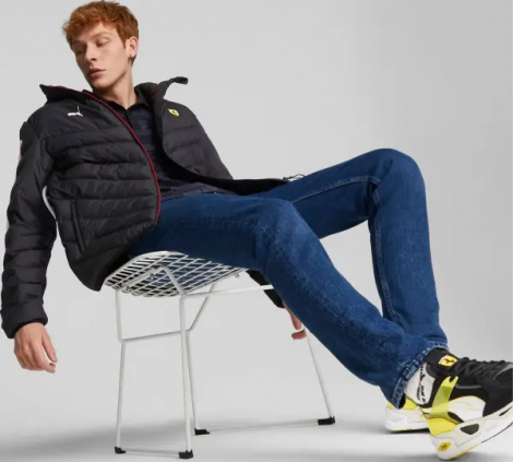 Куртка Puma SCUDERIA FERRARI RACE MT7 ECOLITE черно-бело-красная 535825-01