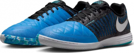 Футзалки (бампы) Nike LUNAR GATO II сине-черные 580456-014