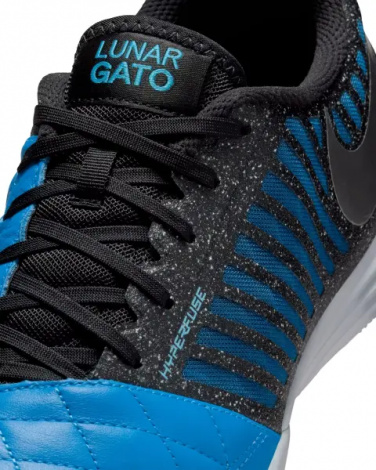 Футзалки (бампы) Nike LUNAR GATO II сине-черные 580456-014