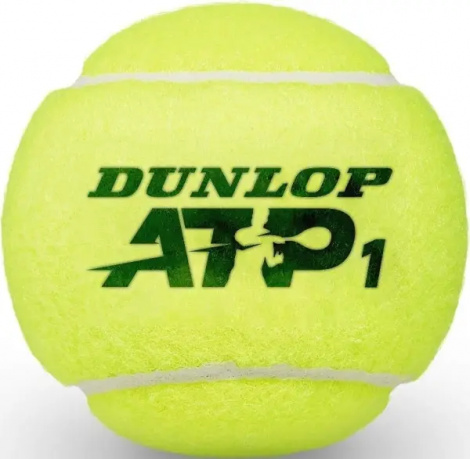 Набор мячей для тенниса Dunlop ATP OFFICIAL 3B желтый (3 штуки) 601313