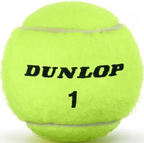 Набор мячей для тенниса Dunlop CLUB ALL COURT 3B желтый (3 штуки) 601334