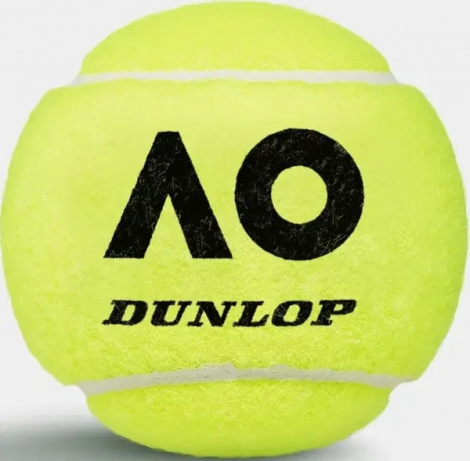 Набір м'ячів для тенісу Dunlop AUSTRALIAN OPEN 3B жовтий (3 штуки) 601601