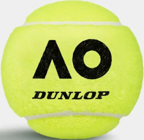 Набор мячей для тенниса Dunlop AUSTRALIAN OPEN 4B желтый (4 штуки) 601602