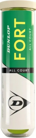Набор мячей для тенниса Dunlop FORT ALL COURT TS 4B желтый (4 штуки) 601607