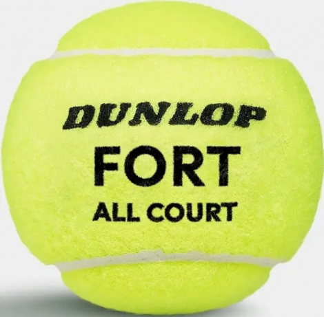 Набор мячей для тенниса Dunlop FORT ALL COURT TS 4B желтый (4 штуки) 601607