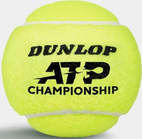 Набор мячей для тенниса Dunlop ATP CHAMPIONSHIP 4B желтый (4 штуки) 601627