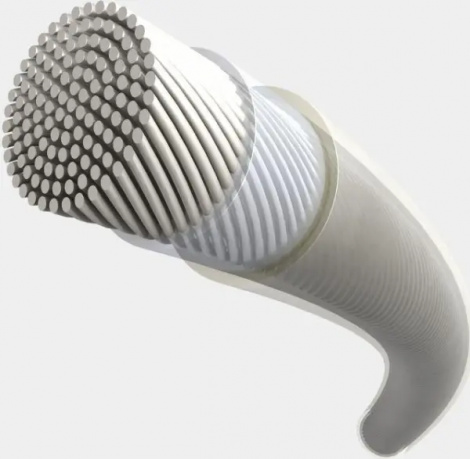 Струна для ракеток для сквоша Dunlop SAC ICONIC PRO AF 18G черная (10 метров) 624872