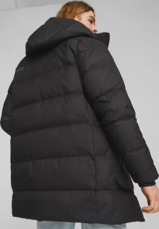 Пуховик Puma PROTECTIVE HOODED DOWN COAT черный 675378-01