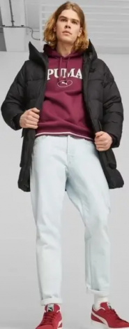 Пуховик Puma PROTECTIVE HOODED DOWN COAT черный 675378-01