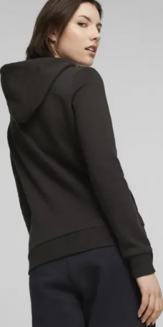 Худи женское Puma ESSENTIALS+ LOGO LAB черное 675955-01