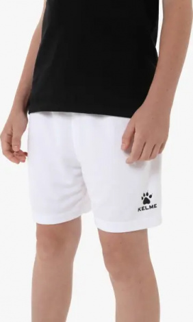 Шорты детские Kelme GLOBAL III бело-черные 7351ZB3255.9100