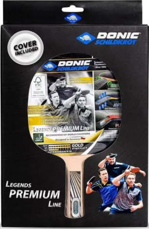 Ракетка для настільного тенісу Donic LEGENDS GOLD FSC світло-коричнева 754431