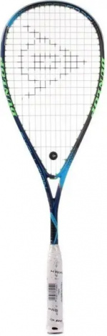 Ракетка для сквоша Dunlop HYPERFIBRE+ EVOLUTION PRO NH темно-сине-голубо-салатовая 773252US