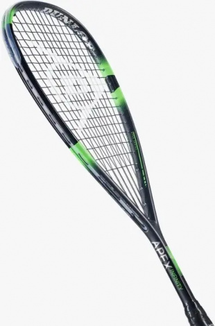 Ракетка для сквоша Dunlop APEX INFINITY NH черно-зеленая 773403US
