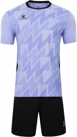 Комплект футбольной формы Kelme OVIEDO сиренево-черный 8351ZB1084.9514