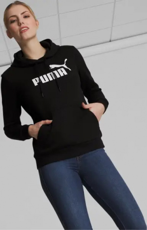 Худи женское Puma ESSENTIALS черное 846858-01